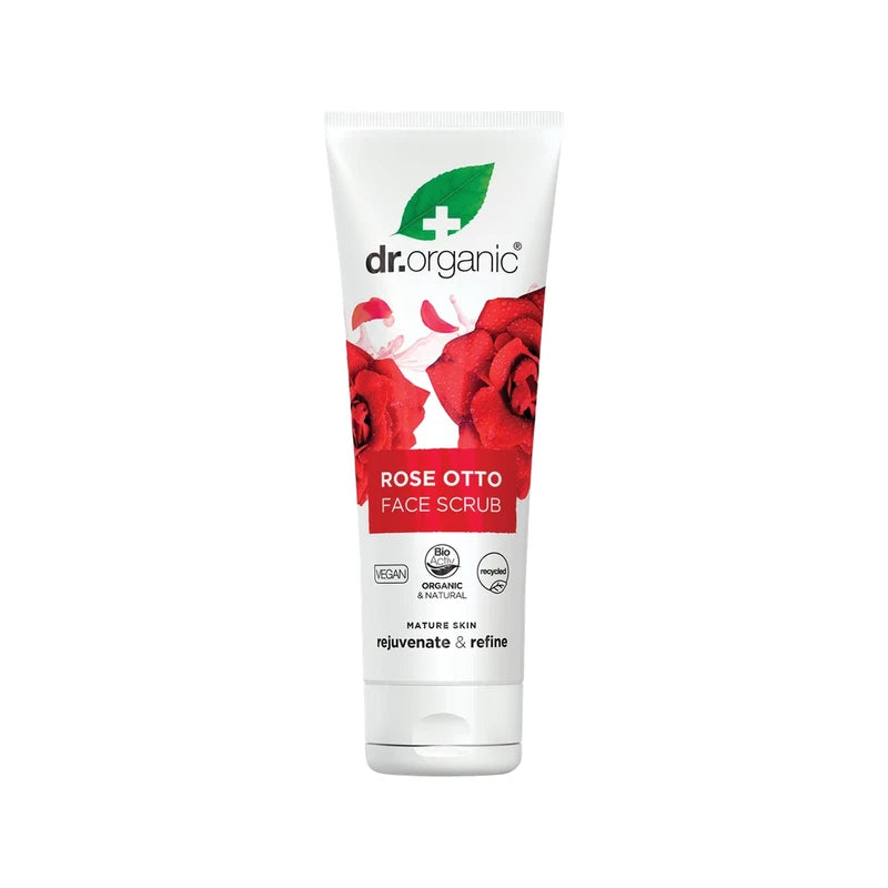 Dr Organic Face Scrub Organic Rose Otto