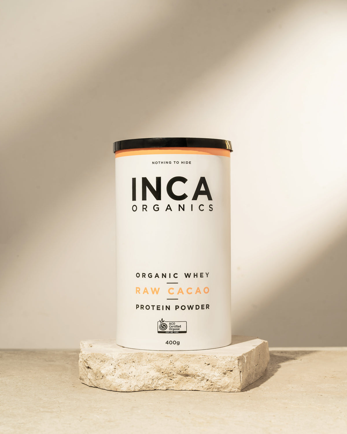 Inca Organics Organic Whey Protein Powder Raw Cacao