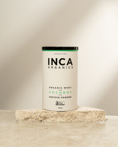 Inca Organics Organic Whey Protein Powder Coconut