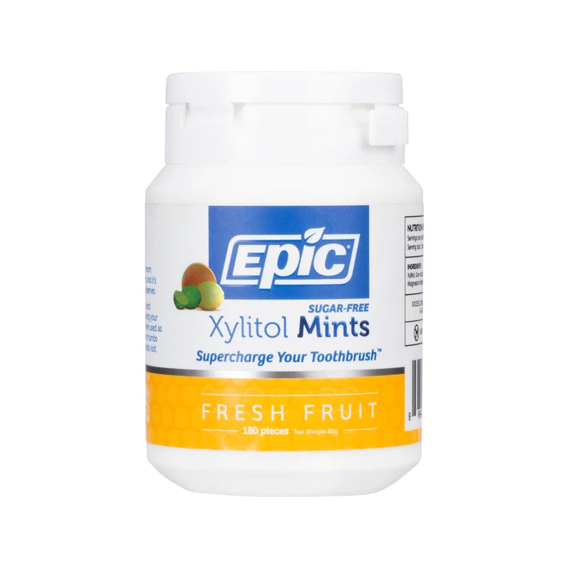 Epic Xylitol Dental Mints Fresh Fruit