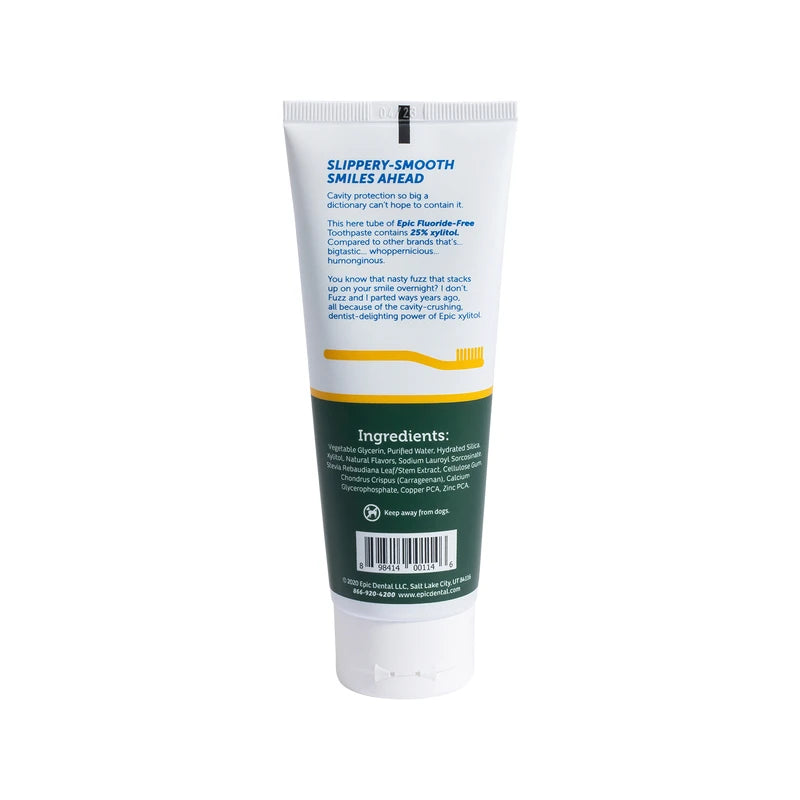 Epic Toothpaste Spearmint with Fluoride