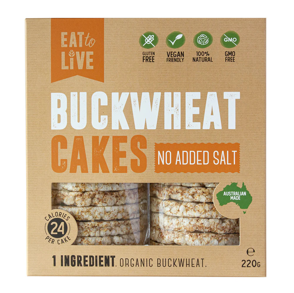 Eat To Live Buckwheat Cakes No Added Salt