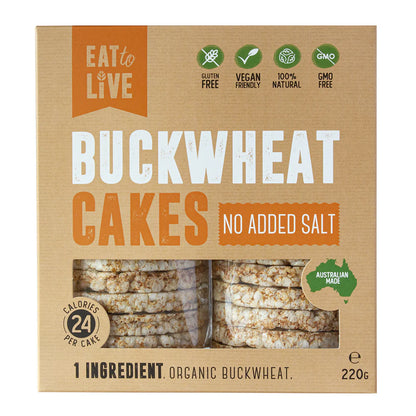 Eat To Live Buckwheat Cakes No Added Salt