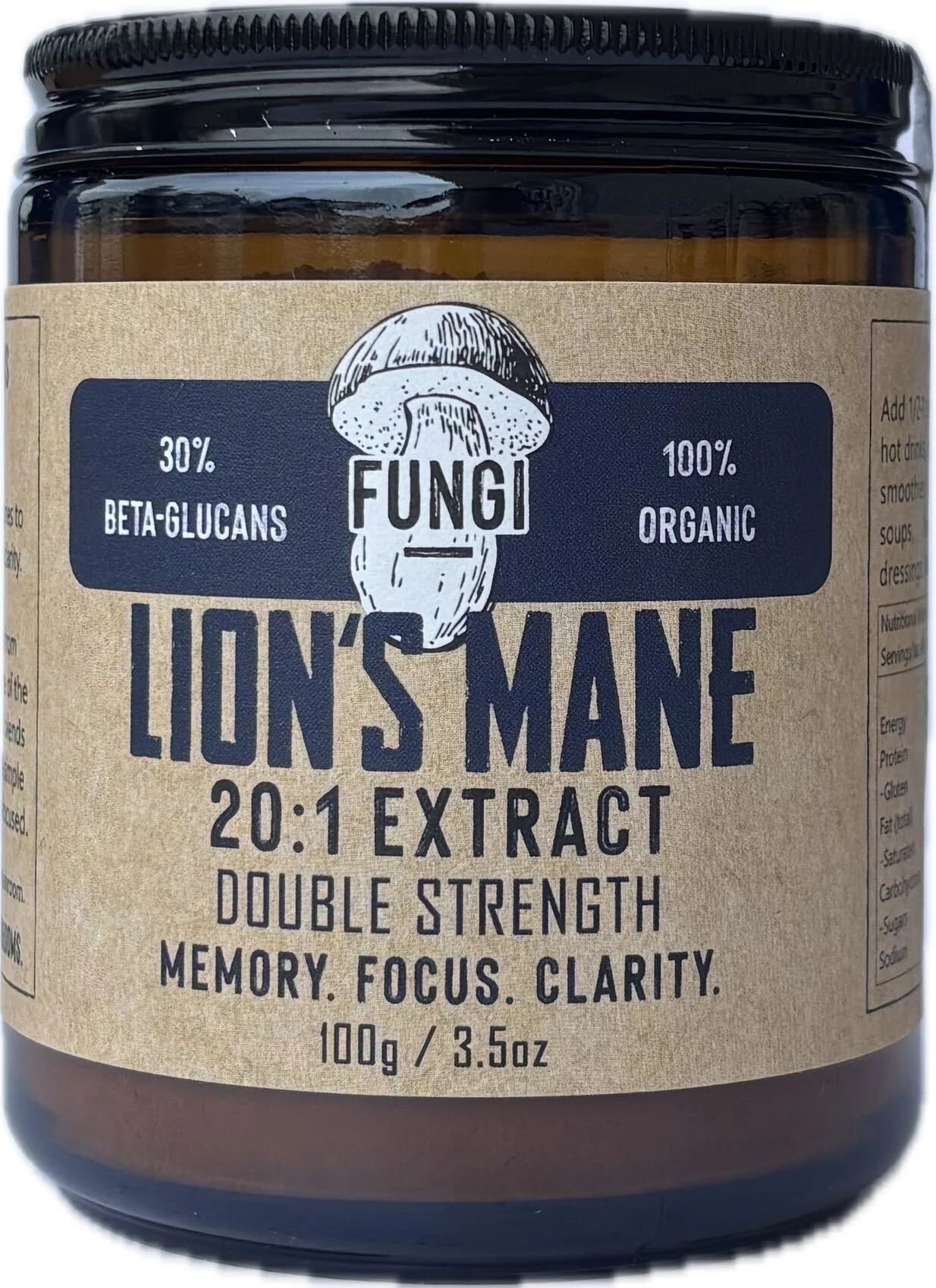 Mindful Foods Fungi Lions Mane 20:1 Extract