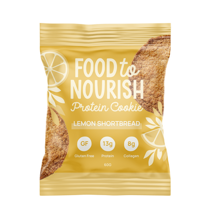 Food to Nourish Protein Cookie Lemon Shortbread