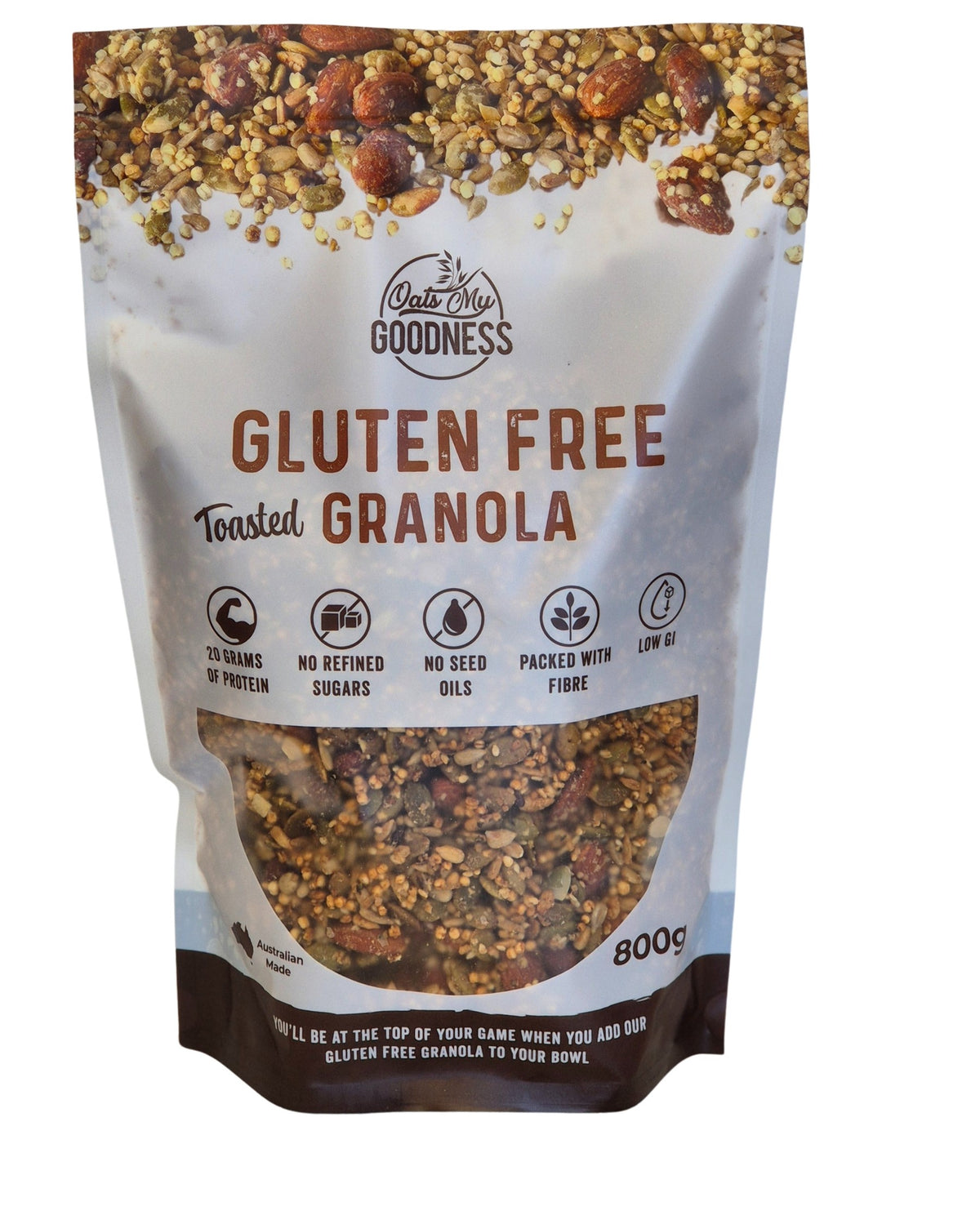 Oats My Goodness Gluten Free Toasted Granola