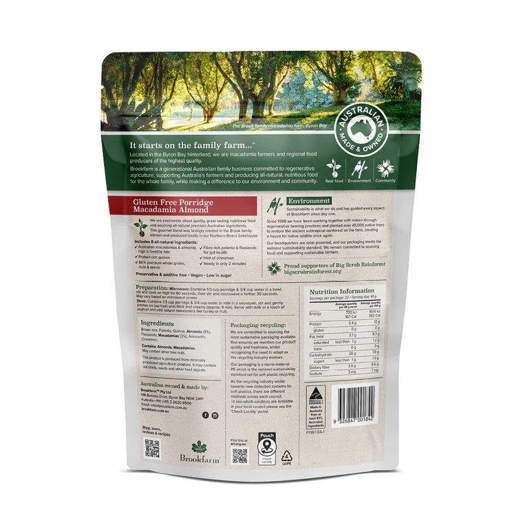 Brookfarm Gluten Free Porrij