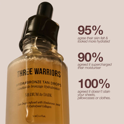 Three Warriors Hydrabronze Tanning Drops