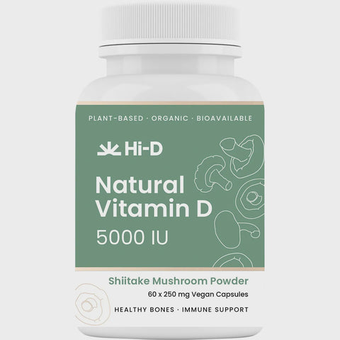 Hi-D Natural Vitamin D 5000 IU 60 Caps