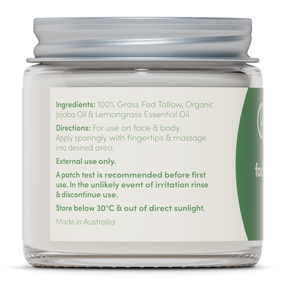 Handmaid Whipped Tallow Face and Body Balm Lemongrass