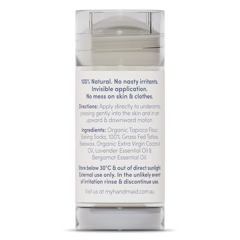 Handmaid Natural Deodorant Lavender & Bergamot