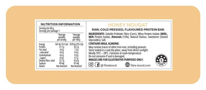 Fibre Boost Honey Nougat Protein Bar