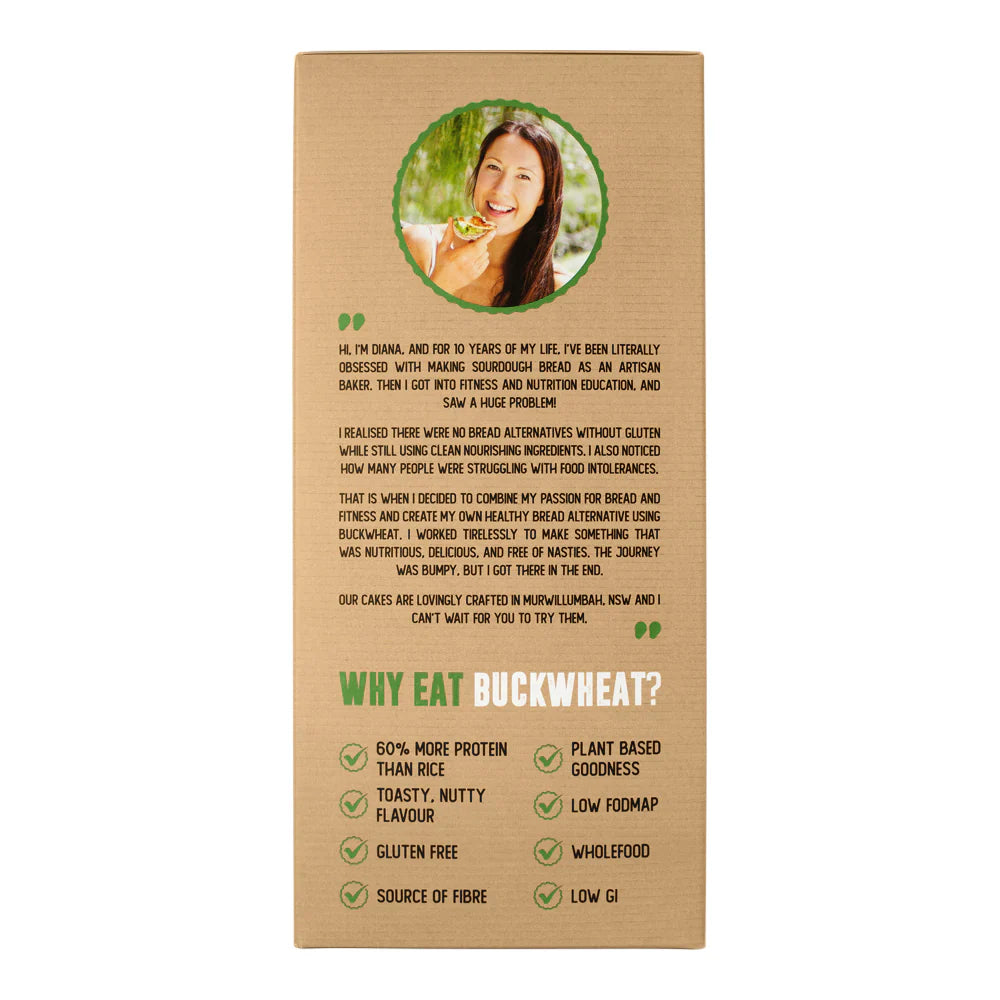 Eat To Live Buckwheat Cakes with Hemp