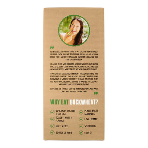 Eat To Live Buckwheat Cakes with Hemp