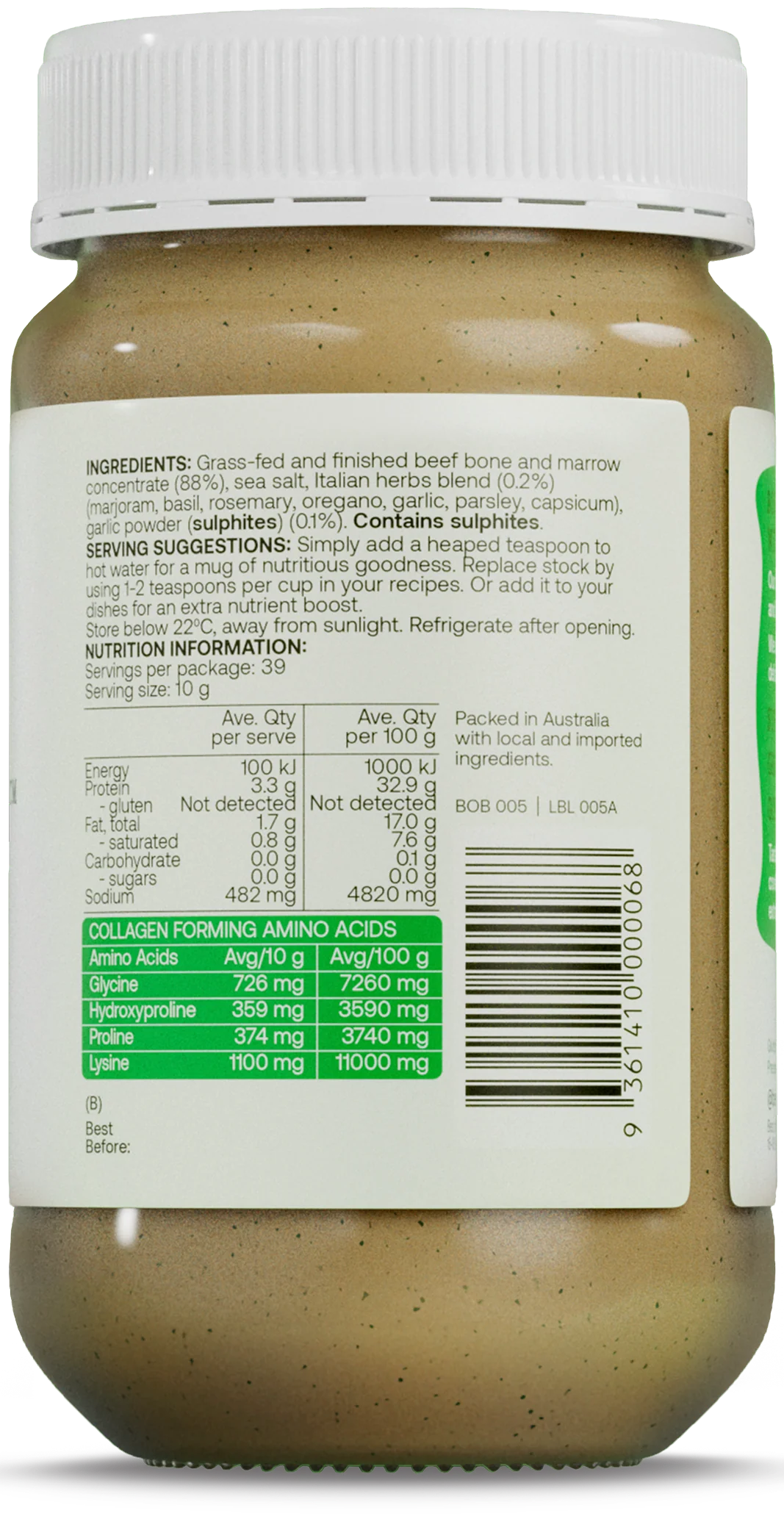Best of the Bone Italian Herbs & Garlic