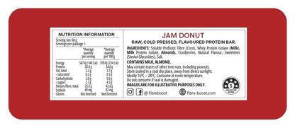 Fibre Boost Jam Donut Protein Bar