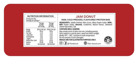 Fibre Boost Jam Donut Protein Bar