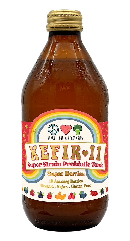 Peace Love and Vegetables Kefir (Berry and Mandarin)