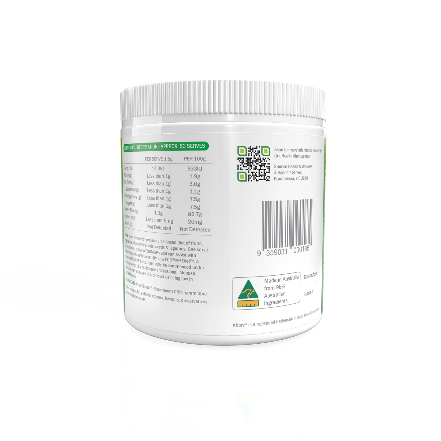Kfibre Original Gut Health Fibre Unflavoured