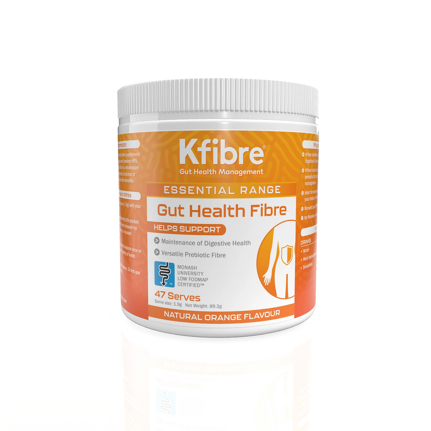 Kfibre Essential Gut Health Fibre Orange