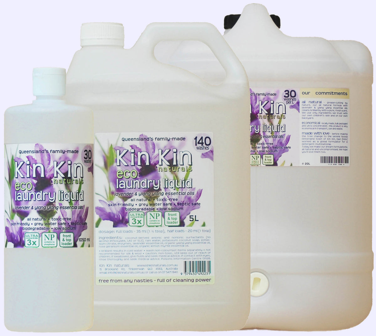 Kin Kin Naturals Laundry Liquid