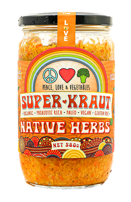 Peace Love Vegetable Superkraut Bush Curry (Native Herbs)