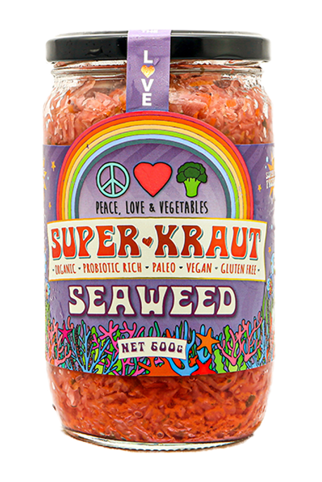 Peace Love and Vegetables SuperKraut (Seaweed)