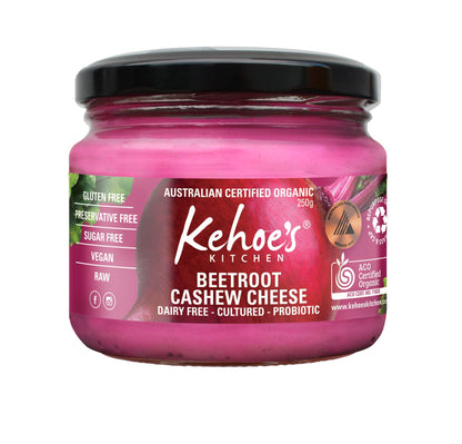 Kehoe's Organic Beetroot Cashew Cheese