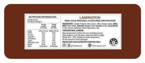 Fibre Boost Lamington Protein Bar