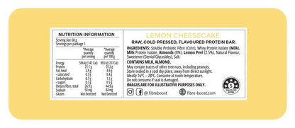 Fibre Boost Lemon Cheesecake Bar