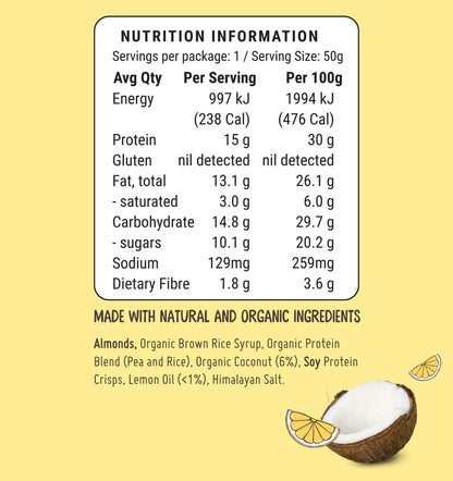 Fod Bods Lemon Coconut Bar