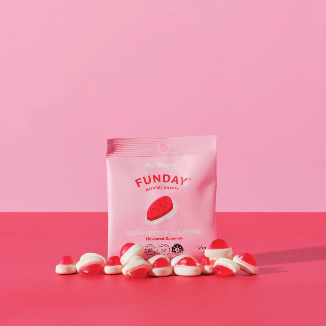 Funday Natural Sweets Strawberry & Cream