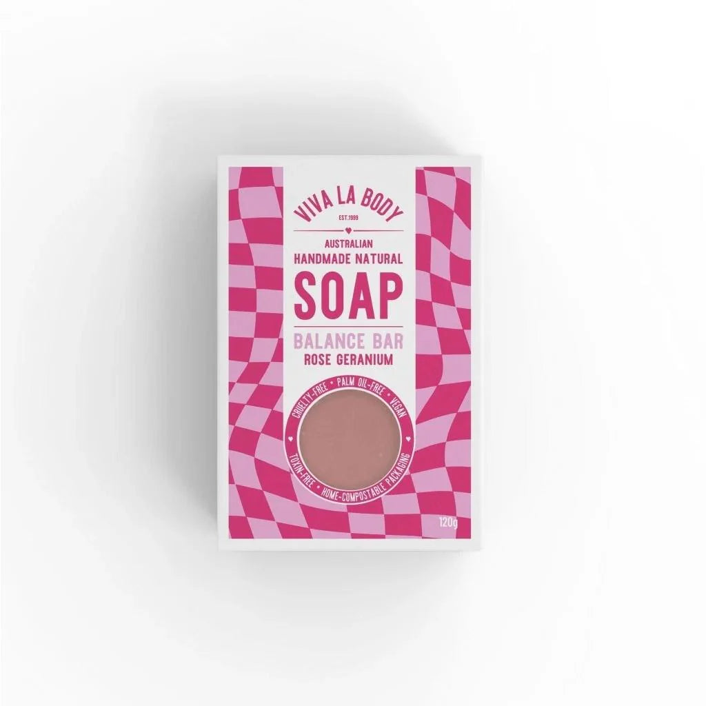 Viva La Body Soap - Rose Geranium (Balance Bar)