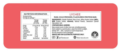 Fibre Boost Lychee Protein Bar
