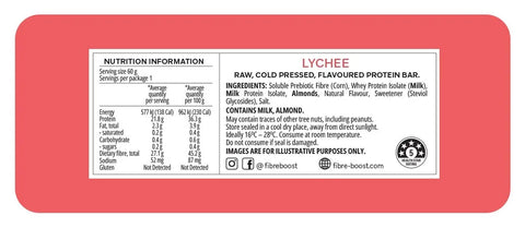 Fibre Boost Lychee Protein Bar