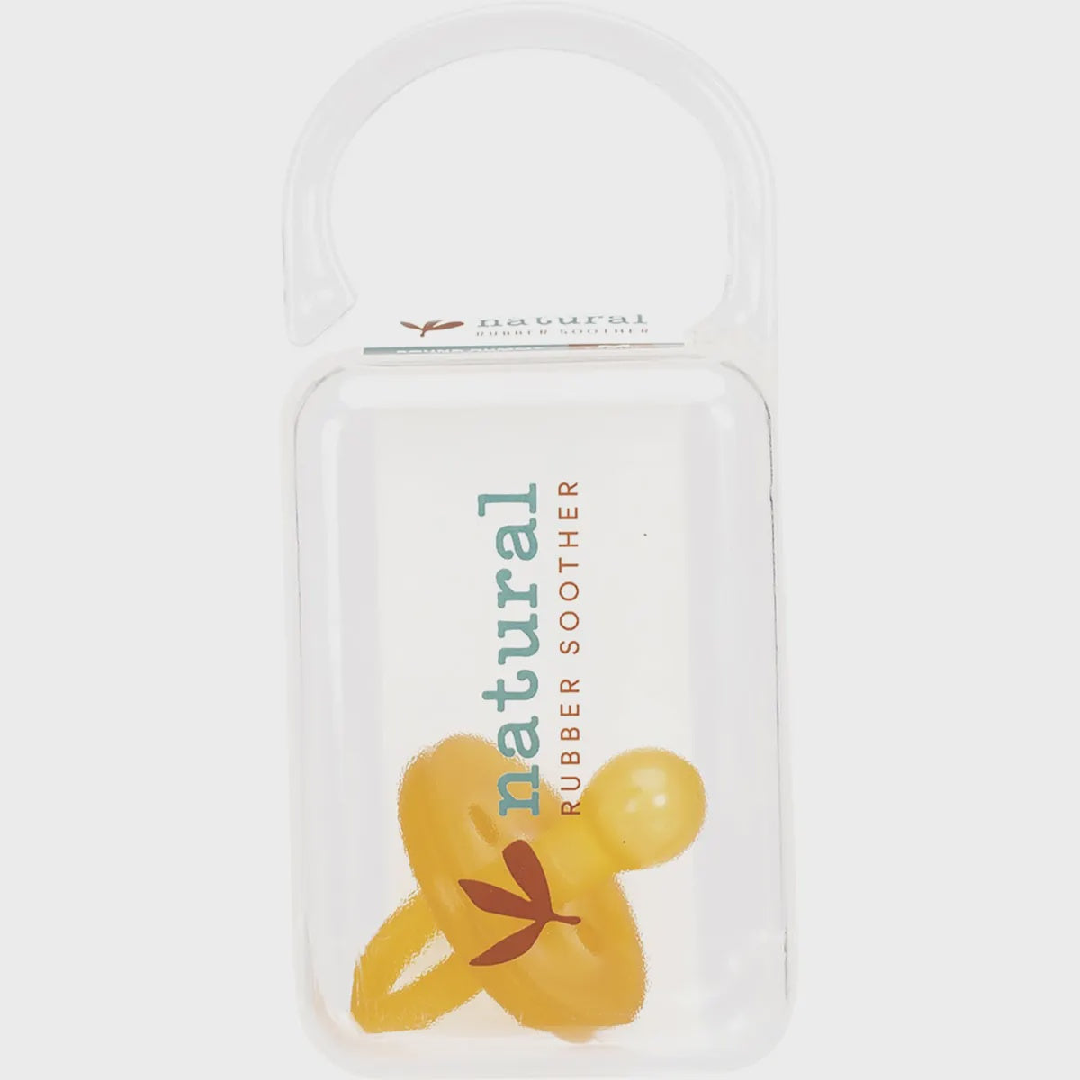 Natural Rubber Soothers Soother Small Rounded 0-3 mths