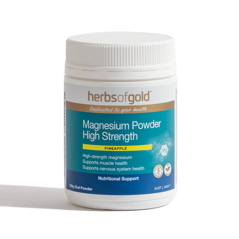 Herbs of Gold Magnesium Powder High Strength