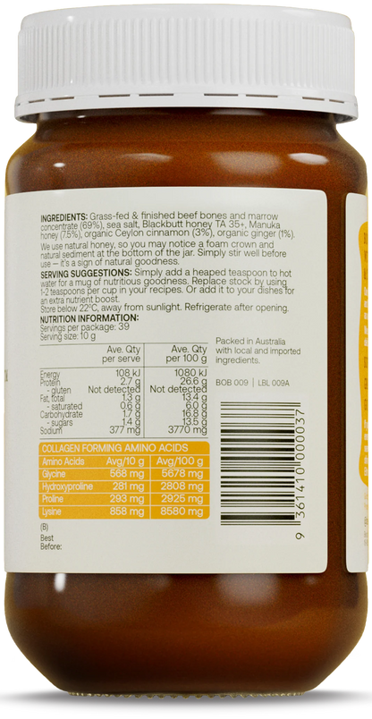 Best of the Bone Broth Manuka Honey, Cinnamon & Ginger