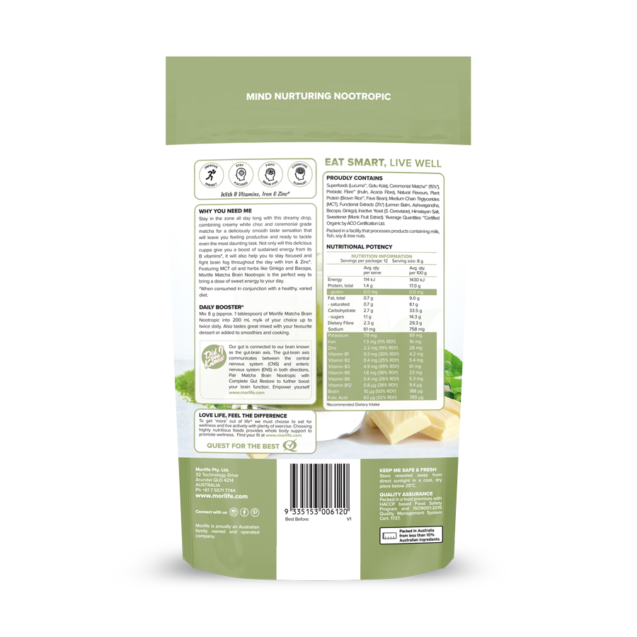 Morlife Matcha Brain Nootropic