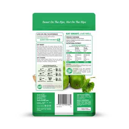 Morlife Monk Fruit Certified Organic Powder