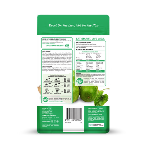 Morlife Monk Fruit Certified Organic Powder