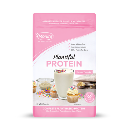 Morlife Plantiful Protein Frosted Cupcake