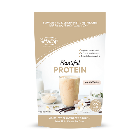 Morlife Plantiful Protein Vanilla Fudge