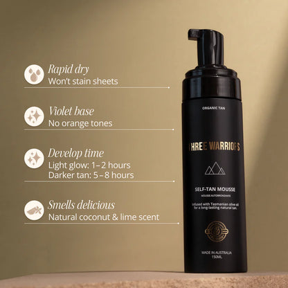 Three Warriors Self-Tan Mousse