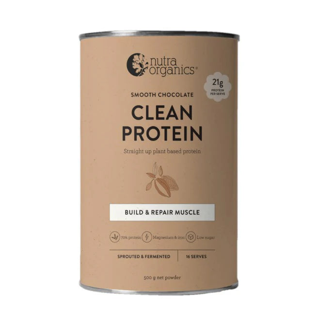 Nutra Organics Clean Protein Smooth Chocolate