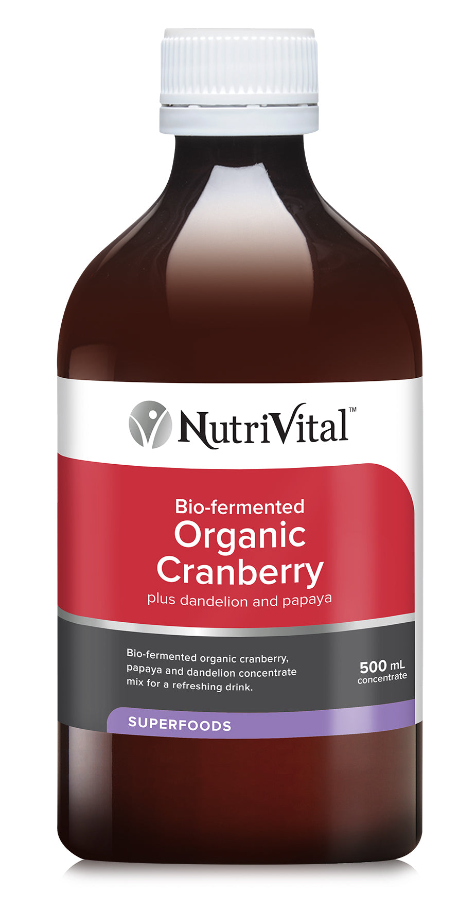 NutriVital Bio-Fermented Organic Cranberry Liquid