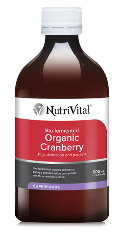 NutriVital Bio-Fermented Organic Cranberry Liquid