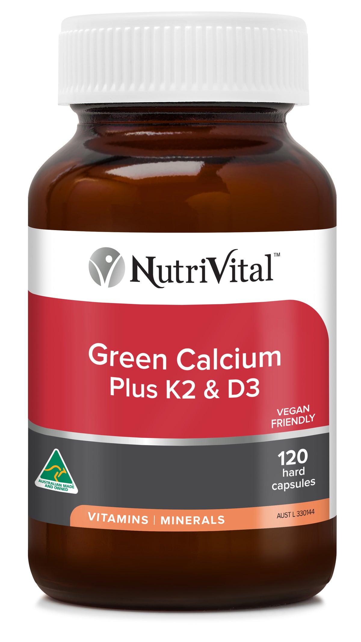 NutriVital Green Calcium Plus K2 & D3