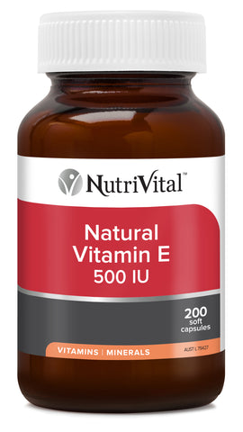 NutriVital Natural Vitamin E 500IU