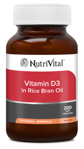 NutriVital Vitamin D3 in Rice Bran Oil